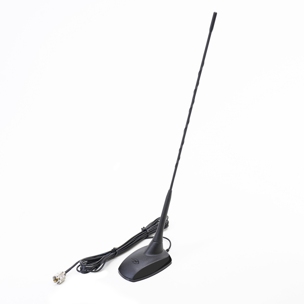 Video presentation CB PNI Extra 48 antenna, with magnetic base, 45 cm, 26-30MHz, 150W, SWR 1.0, fiberglass Discretion and efficiency  The PNI Extra 48 antenna is among the smallest CB antennas (only 45 cm high) and can be mounted on both cars and vans or