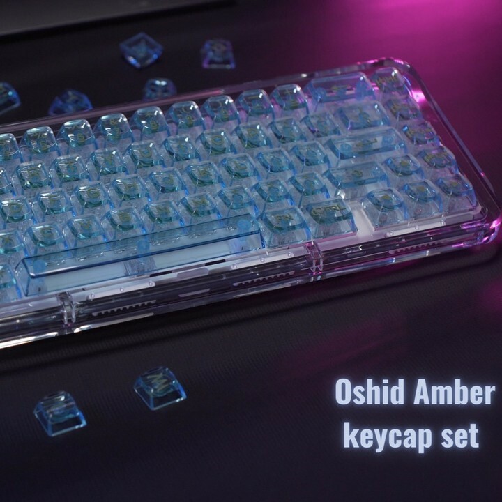 Amber keycap