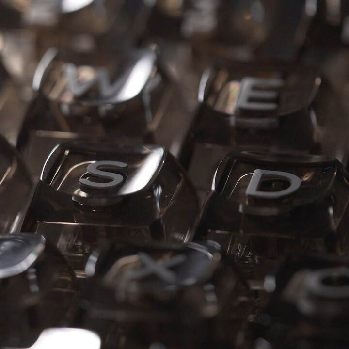 Amber keycap