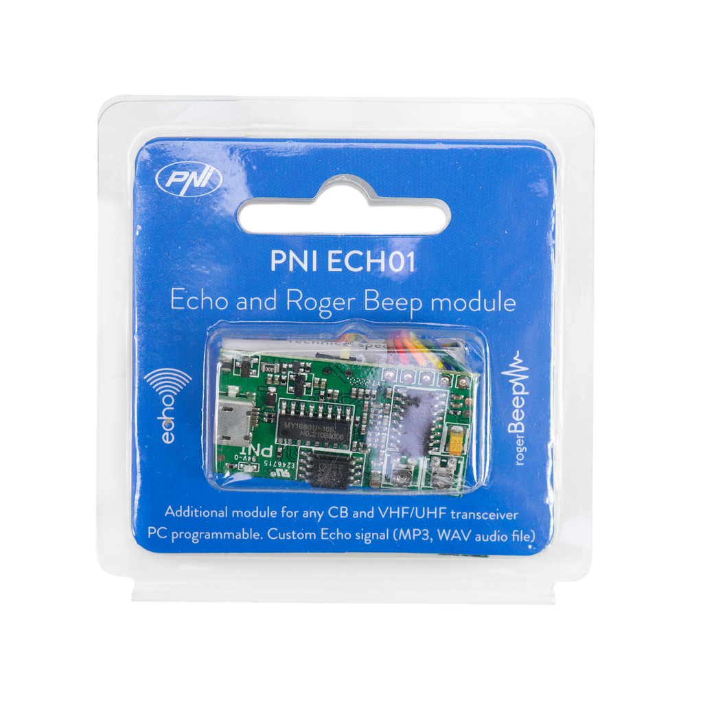 PNI ECH01 echo and roger beep module editable via micro USB cable MP3 format length 1.5 seconds