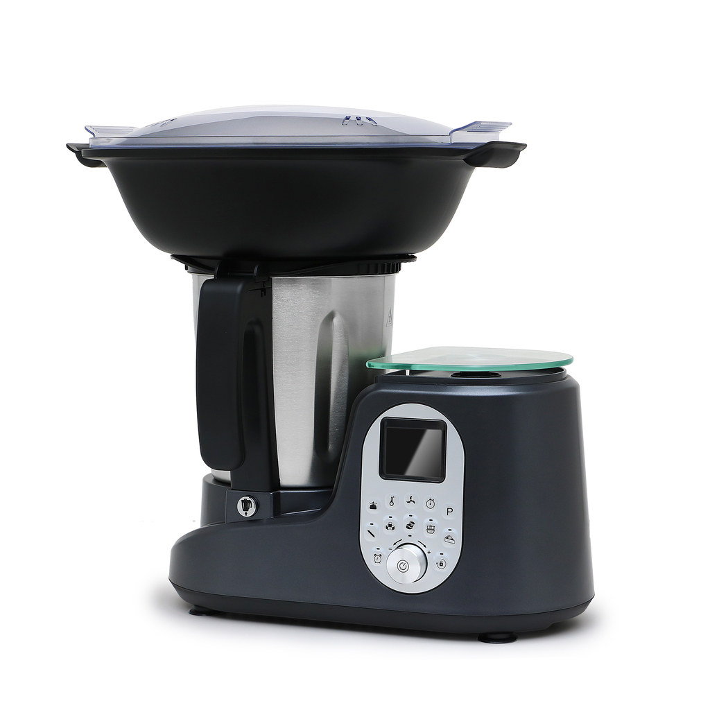 Food processor with cooking function