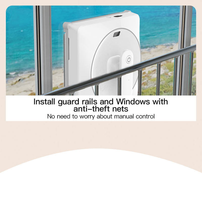 Water Spraying Square Window Cleaning Robot model YW207