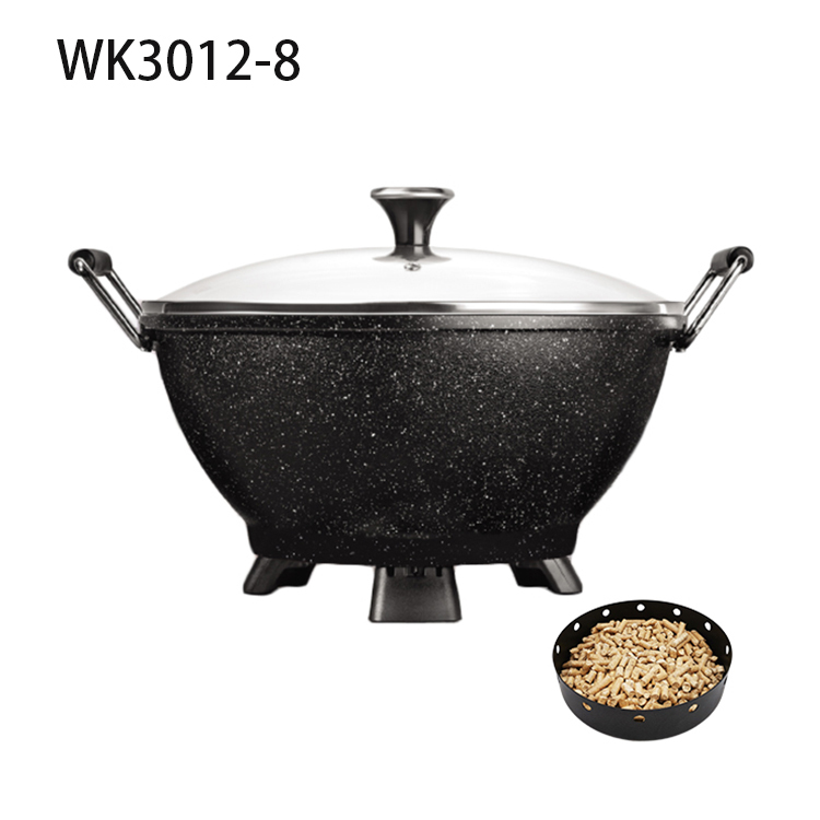 Electric Induction Wok With Lid WK3012