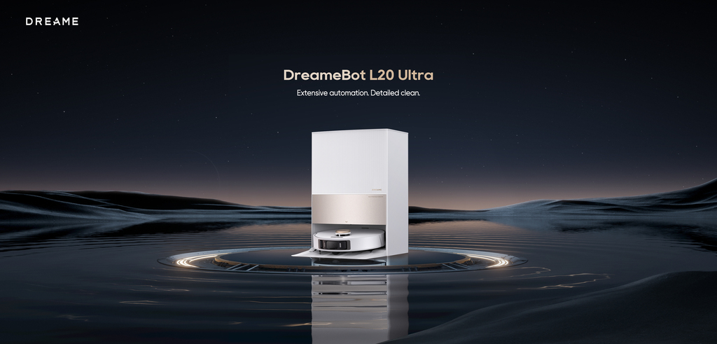 DreameBot L20 Ultra Robot Vacuum and Mop with Auto-Empty and Mop Self-Cleaning