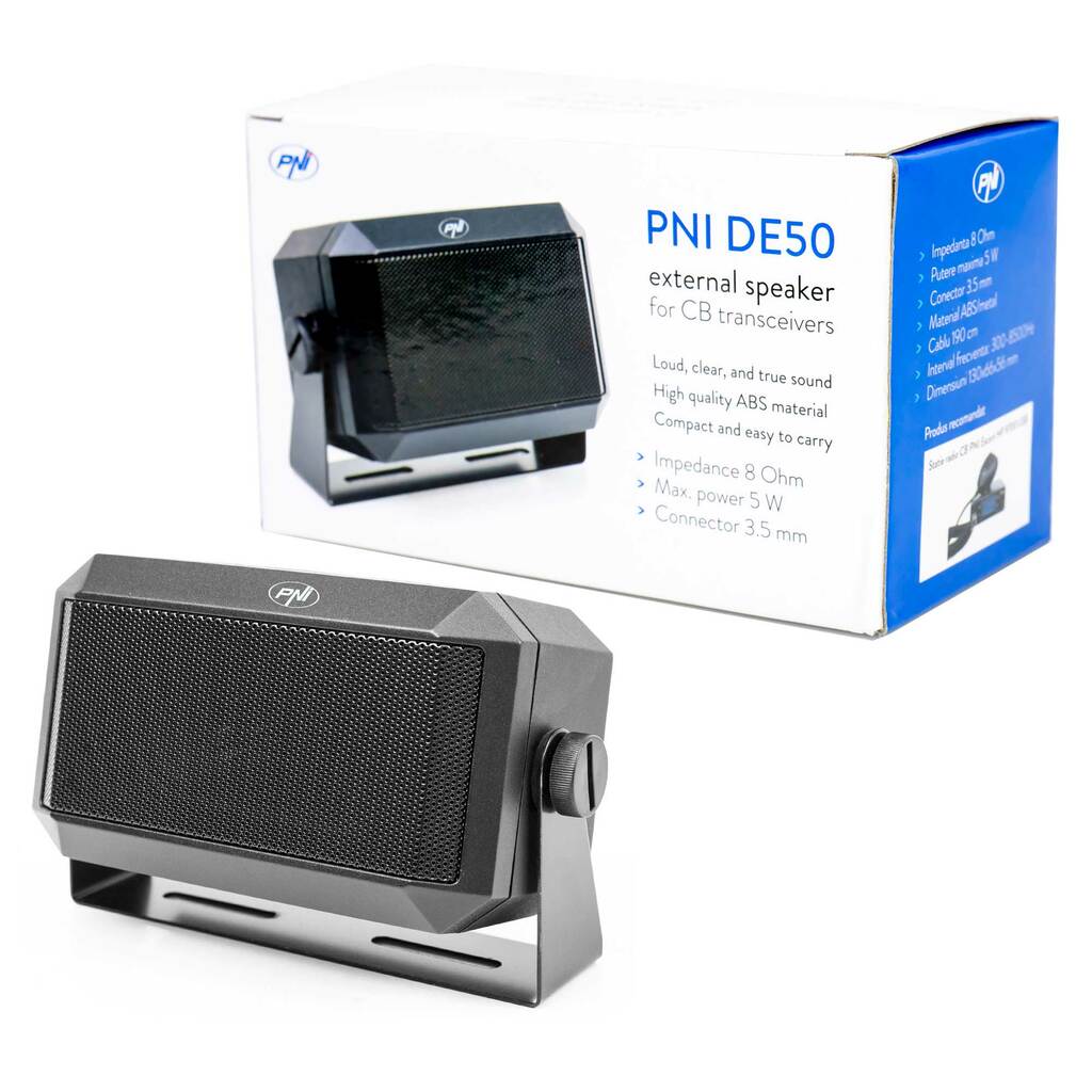 PNI External speaker DE50 for CB radio with 3.5 mm plug