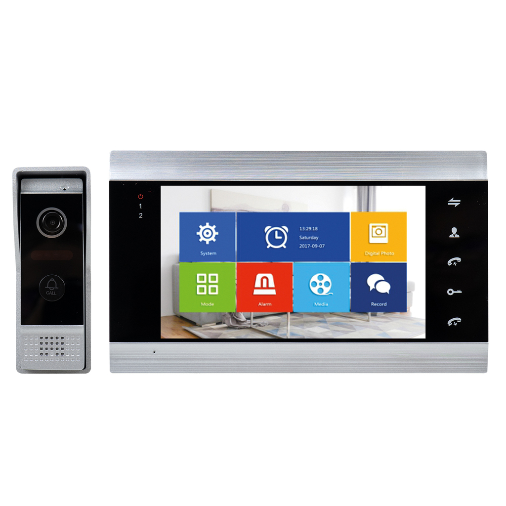 PNI SafeHome PT720MW WiFi HD, P2P smart video intercom, indoor monitor, Tuya Smart dedicated application, integration in smart scenarios and automation with other Tuya compatible products