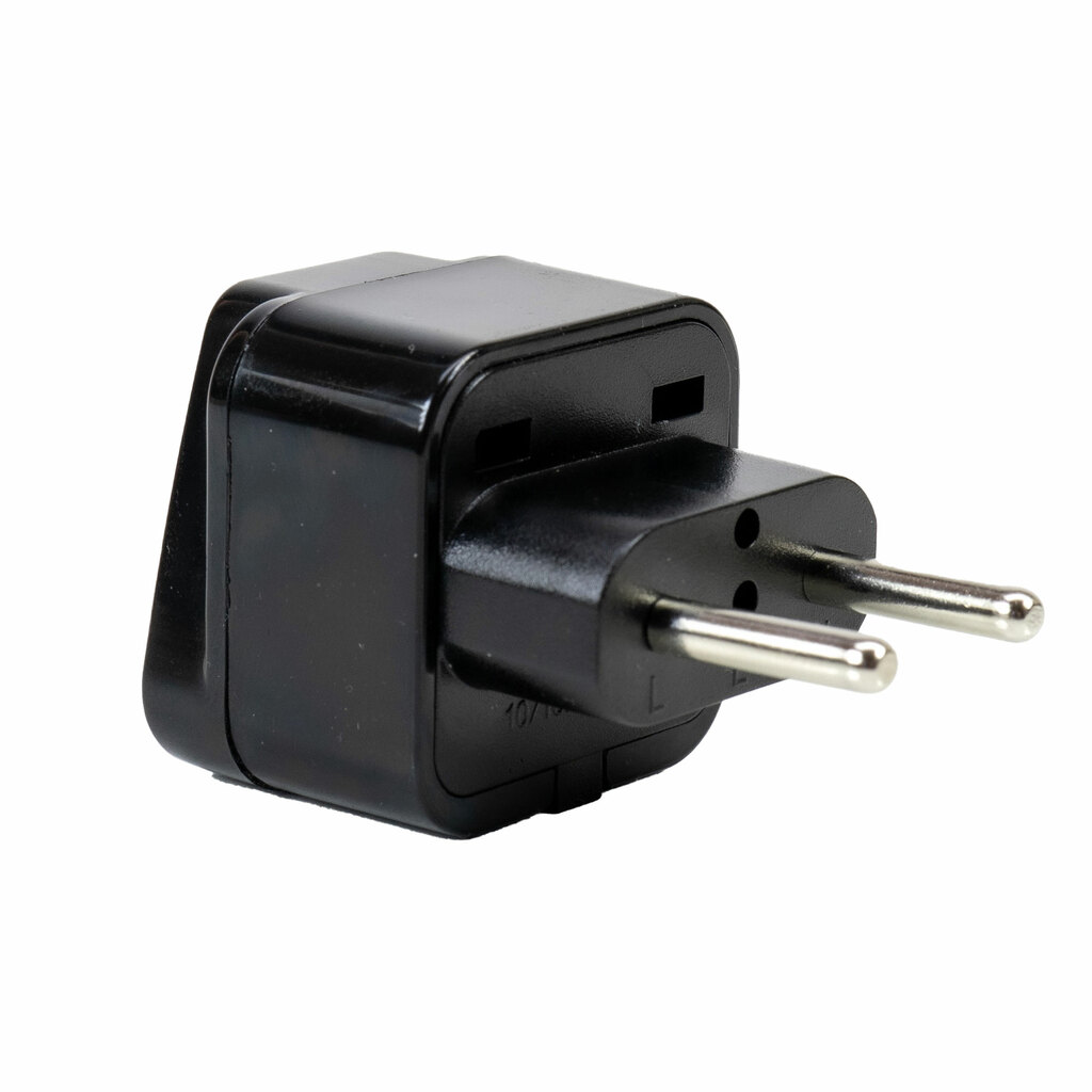 UK-Europe PNI socket adapter, 220V, black