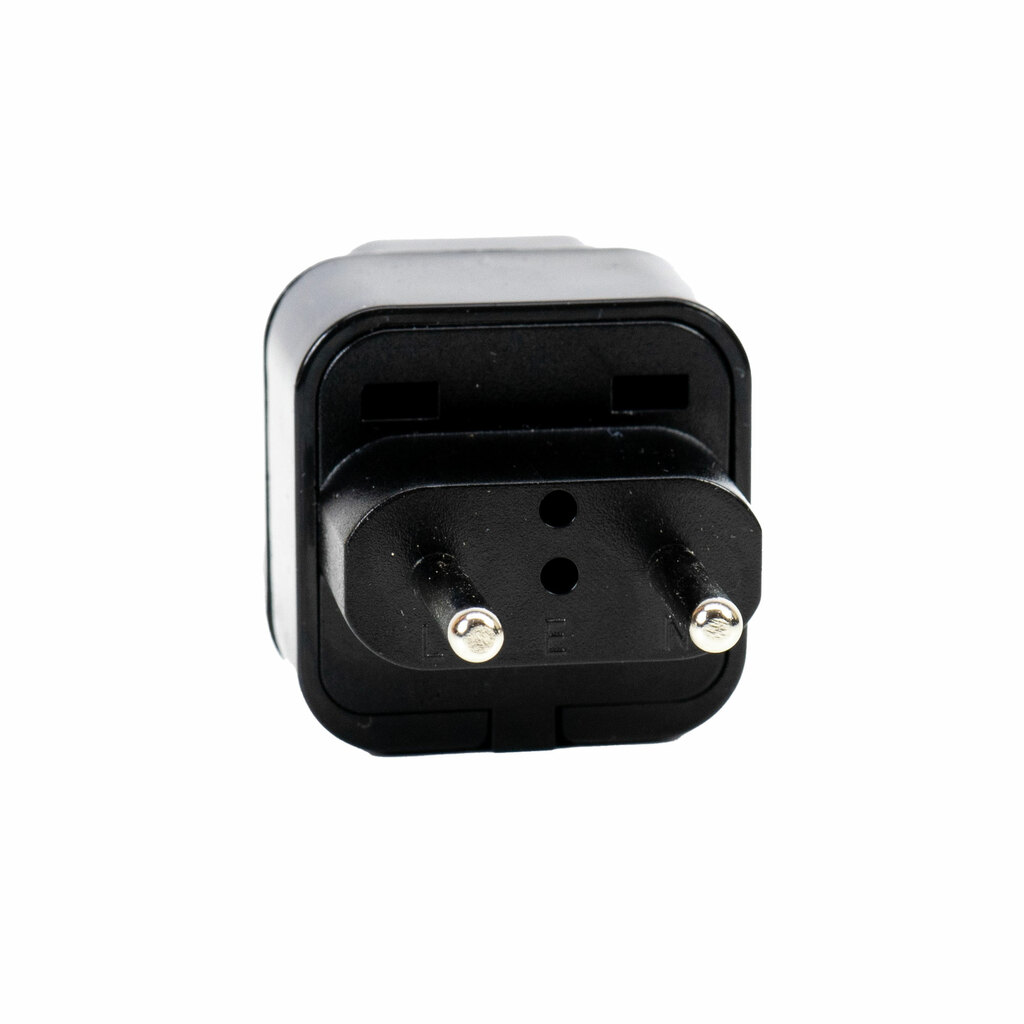 UK-Europe PNI socket adapter, 220V, black