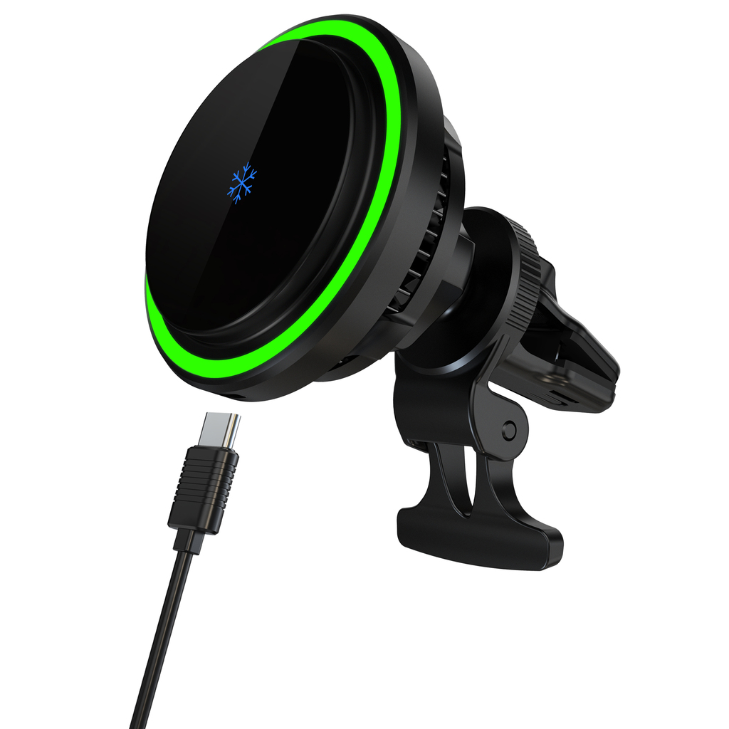 Magnetic Cooler Wireless Car Charger