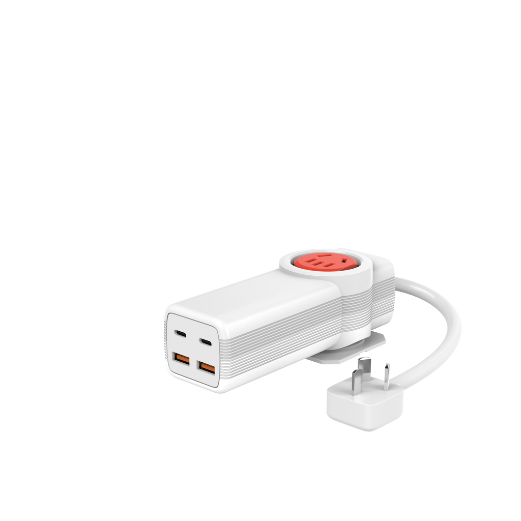 PD 100W usb port & socket 2 in 1 charger