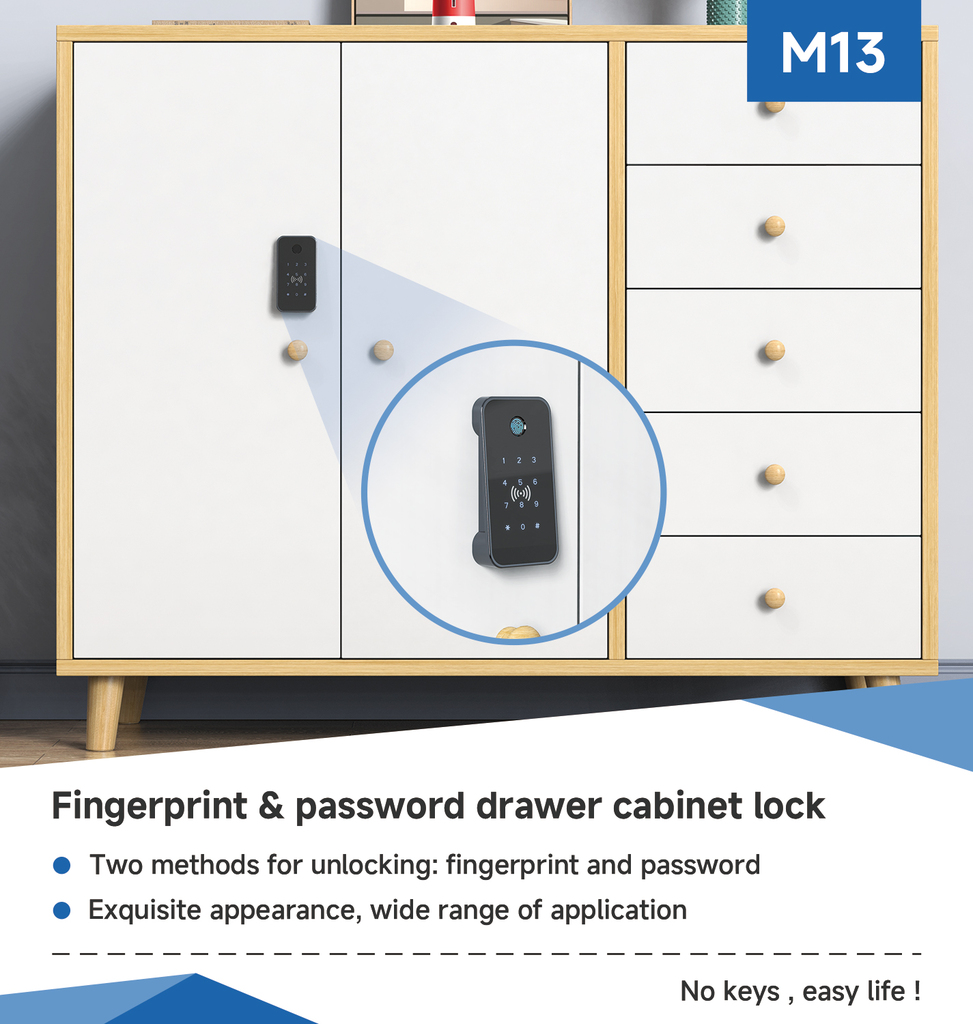 M13-Fingerprint&combination lock