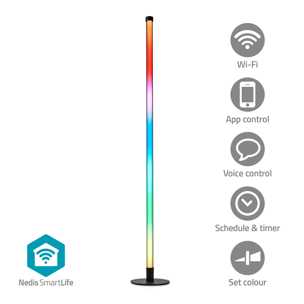 Nedis Smart Wi-Fi Corner Floor Lamp WIFILD20RGBW